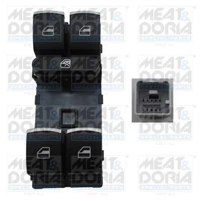 Switch, window regulator